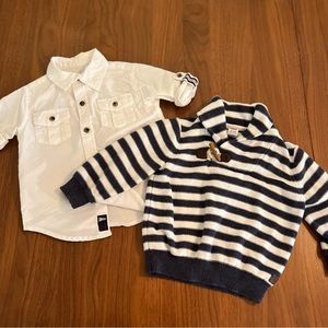 Janie and Jack - Sweater and Polo